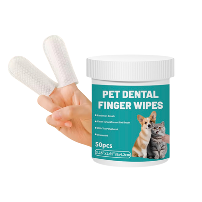 BFF PETS Finger Glove Cat & Dog Dental Wipes