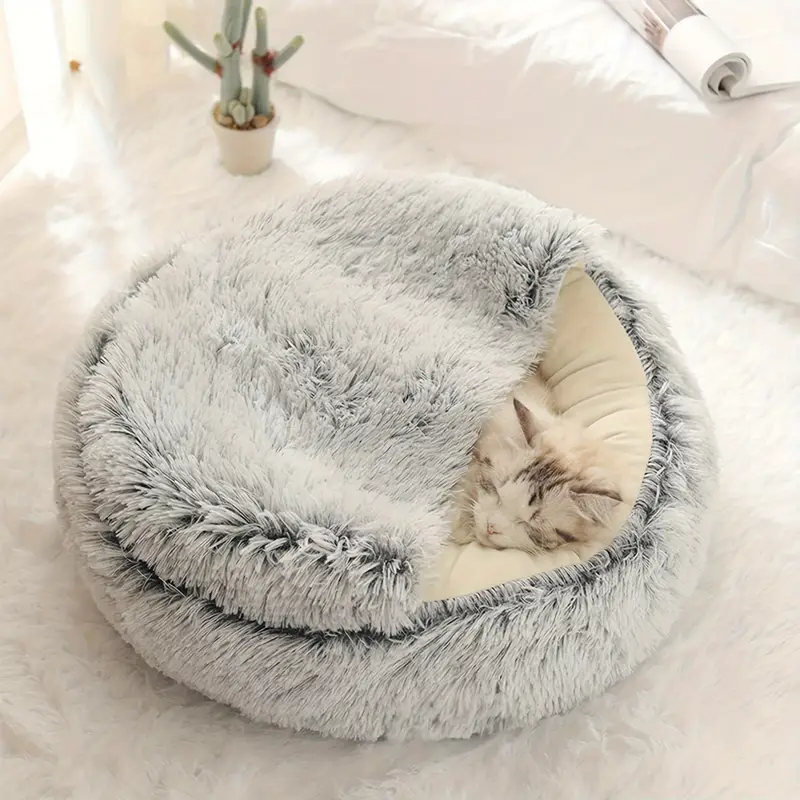 https://bff-pets.com/cdn/shop/files/BedNest4Large.png?v=1712115624&width=3200 Plush Faux Fur | Bed Nest